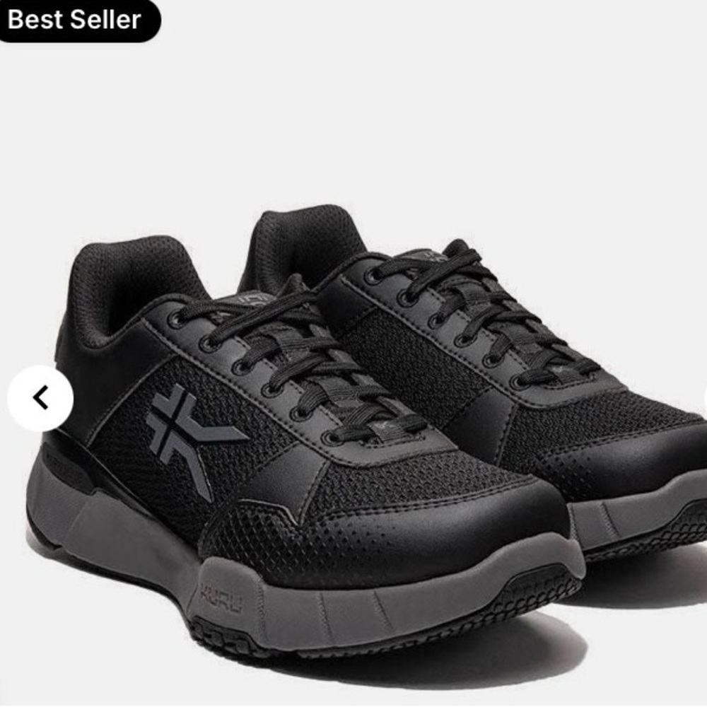 KURU Quantum 2 Black Sneakers size 7‎ Wide